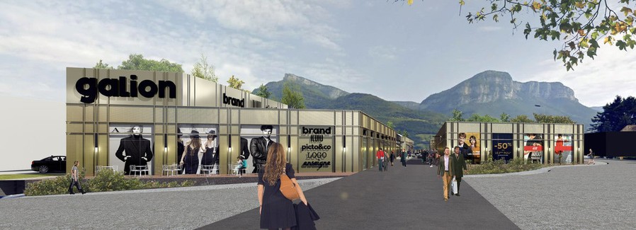 Projet Galion : Retail Park à Chambéry