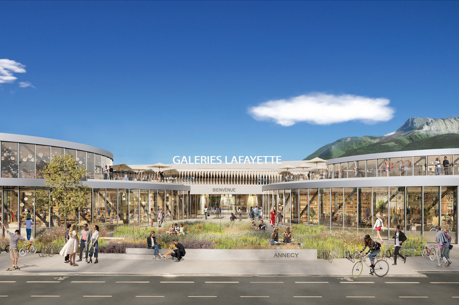 Projet Galeries Lafayette à Annecy